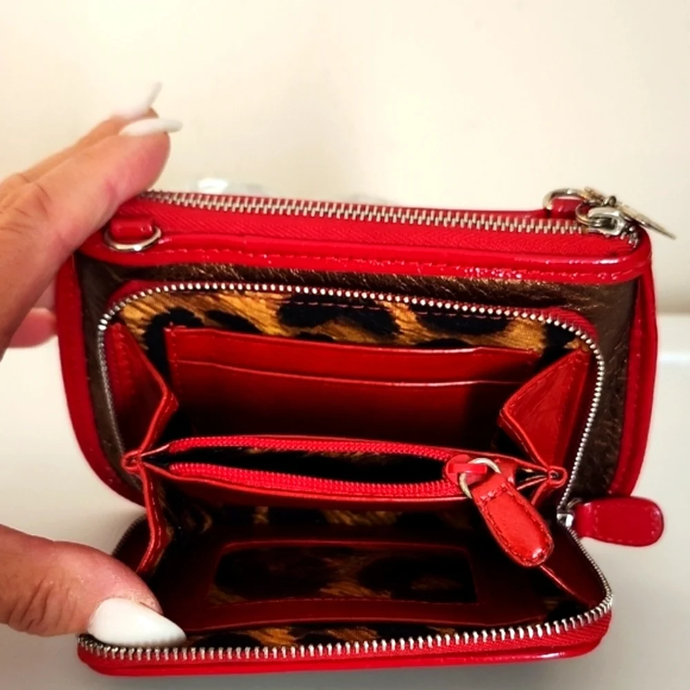 Brighton Purr-fectly Fabulous Crossbody/Wallet w/Free Brighton Flower Crossbody